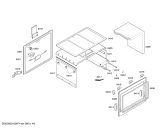 Схема №5 HEC66J42EB PROFESSIONAL с изображением Декоративная планка для плиты (духовки) Bosch 00488685