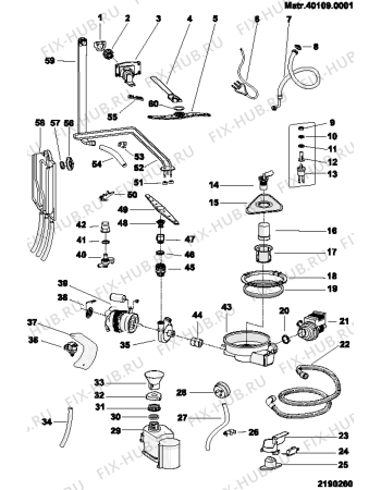 Схема №3 DI78FR (F029969) с изображением Инструкция по эксплуатации для электропосудомоечной машины Indesit C00096473