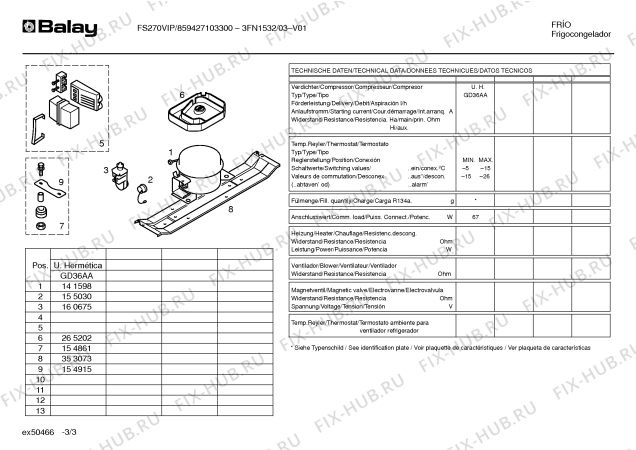Схема №3 5FN3332 BOMBEE 133 с изображением Ручка выбора температуры для холодильной камеры Bosch 00177367