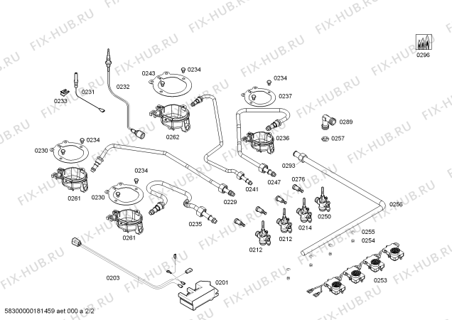 Схема №2 PCD666DEU ENC.PCD666DEU 4G BO60F IH5 с изображением Варочная панель для электропечи Bosch 00685436