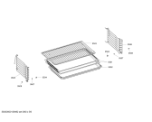 Схема №6 HB90054 с изображением Держатель-разделитель для плиты (духовки) Bosch 00616165