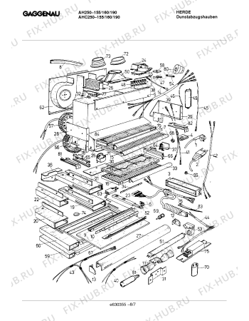 Схема №7 AH250190 с изображением Противень для вытяжки Bosch 00210991