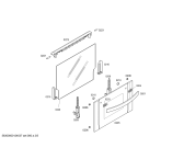 Схема №4 3HT509XP Horno balay indep inox multif с изображением Фронтальное стекло для электропечи Bosch 00664898