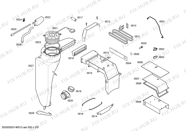 Взрыв-схема стиральной машины Bosch WVD24420EU - Схема узла 05