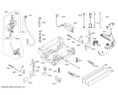 Схема №6 SMS69T25EU с изображением Передняя панель для посудомойки Bosch 00676624