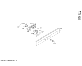 Схема №6 B85P62N3MC с изображением Панель управления для плиты (духовки) Bosch 00746514