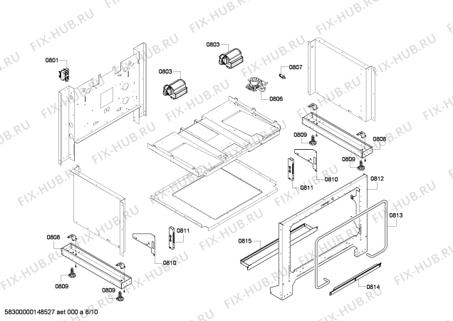 Схема №9 PRD364EDPG с изображением Рамка для плиты (духовки) Bosch 00684511