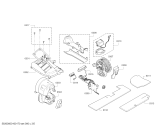 Схема №5 BSGL51338 BOSCH Free'e ProParquet с изображением Щетка для твердого пола для электропылесоса Bosch 00572986