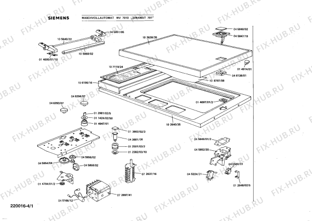 Схема №4 0722044122 V466 с изображением Манжета для стиральной машины Siemens 00107114