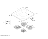 Схема №6 HL653240F с изображением Стеклокерамика для духового шкафа Siemens 00682612