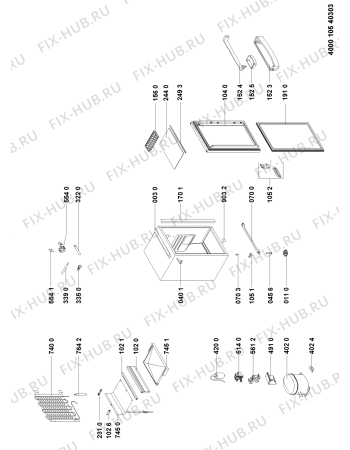 Схема №1 MKC401 (F091277) с изображением Инструкция по эксплуатации для холодильной камеры Indesit C00357612