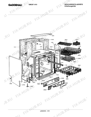 Схема №9 GM287910 с изображением Провод для посудомоечной машины Bosch 00321645