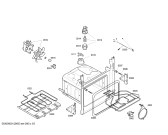 Схема №5 HB3TI5T1 Horno.tecnik.indnp.inox.multif_3d.ec2 с изображением Передняя часть корпуса для электропечи Bosch 00663328