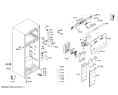 Схема №4 KDN36X43 с изображением Дверь морозильной камеры для холодильника Bosch 00247165
