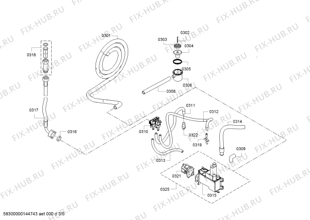 Схема №5 BS271130 с изображением Панель для духового шкафа Bosch 00479083