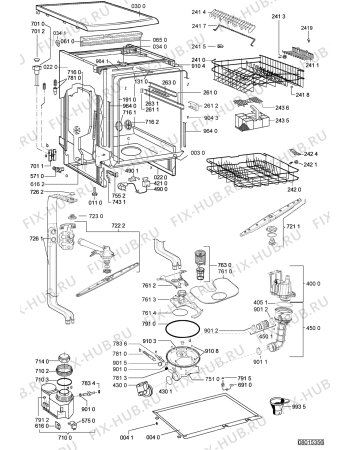 Схема №2 ADP 4665/7 WH с изображением Обшивка для посудомоечной машины Whirlpool 481245373559