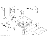 Схема №4 SGS85E22EU с изображением Передняя панель для посудомойки Bosch 00665972