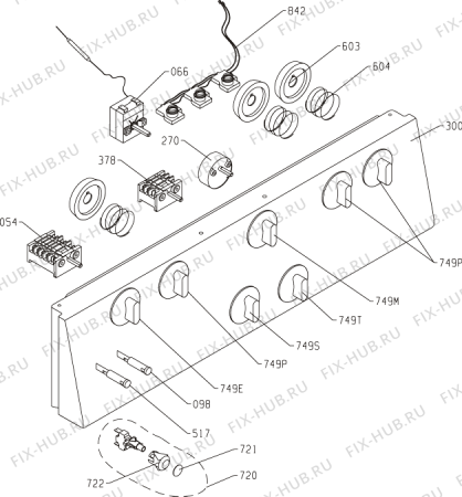 Схема №1 EC775W (162265, E54V2-E4) с изображением Обшивка для электропечи Gorenje 162305