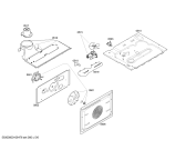 Схема №6 B1442N0GB с изображением Панель управления для духового шкафа Bosch 00440505