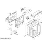 Схема №4 CH10142 energy с изображением Передняя часть корпуса для духового шкафа Bosch 00444654