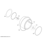 Схема №5 WTE86300US с изображением Нижняя часть корпуса для сушилки Bosch 00770029