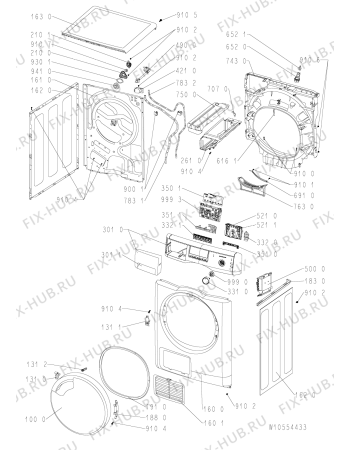 Схема №2 TRKA KOBLENZ 4590 с изображением Блок управления для стиральной машины Whirlpool 481010552212
