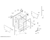 Схема №6 SHU53E06UC Electronic с изображением Дверца Bosch 00213956