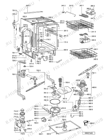 Схема №2 GSIK 6508 IN с изображением Микромодуль для электропосудомоечной машины Whirlpool 480140100423