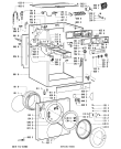 Схема №1 AWM 040 с изображением Тумблер для стиральной машины Whirlpool 481228219437
