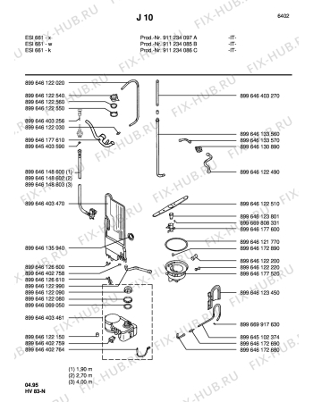 Взрыв-схема посудомоечной машины Electrolux ESI661X  EDELSTAHL - Схема узла Section4