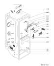 Схема №10 WSF5574 A+X с изображением Дверца для холодильной камеры Whirlpool 481010385497