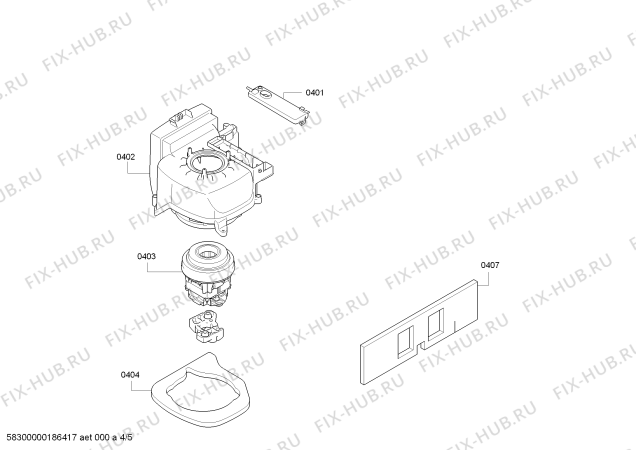 Схема №4 BGS3210 Relyy'y с изображением Крышка для мини-пылесоса Bosch 11006704