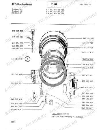 Взрыв-схема посудомоечной машины Rondo (N Rn) RONDOMAT 82 - Схема узла Section2