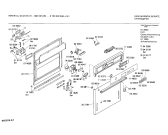 Схема №5 0730302646 GS24WCH с изображением Панель для электропосудомоечной машины Bosch 00117037
