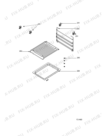 Схема №6 MWH434AX (F058855) с изображением Обшивка для электропечи Indesit C00277567