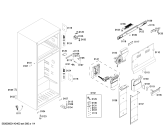 Схема №4 KD36NA43 с изображением Вентилятор для холодильника Bosch 00684272