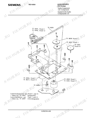 Схема №8 RD118G4 с изображением Люк для звукотехники Siemens 00757298