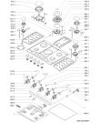 Схема №1 HBG33S2 (F091798) с изображением Руководство для плиты (духовки) Indesit C00358081