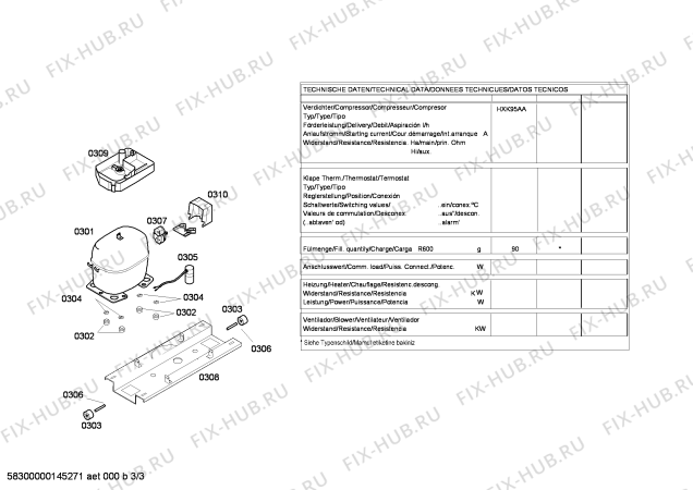 Схема №3 KGV39X28 с изображением Дверь для холодильной камеры Bosch 00248432