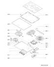 Схема №1 AKM 970/G/BA с изображением Затычка для плиты (духовки) Whirlpool 481244039274