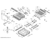 Схема №6 SMS69M68EU с изображением Нижняя часть корпуса для посудомойки Bosch 00688557
