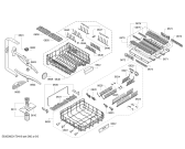 Схема №6 S51T65X5RU с изображением Передняя панель для посудомойки Bosch 00744712