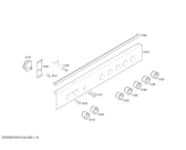 Схема №6 HSK66K42EH HF EXPORTACAO с изображением Панель для плиты (духовки) Bosch 00219807