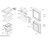 Схема №3 KK21V21TI с изображением Дверь для холодильника Siemens 00248205
