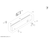 Схема №6 SKS50E18EU с изображением Передняя панель для посудомоечной машины Bosch 11007842