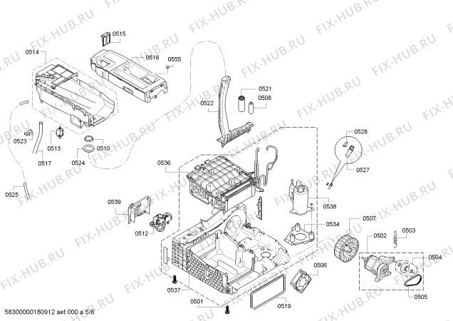 Схема №6 WTY87775EX HomeProfessional SelfCleaning Condenser с изображением Дисплейный модуль запрограммирован для электросушки Bosch 00638534