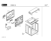 Схема №3 3HT503B с изображением Передняя часть корпуса для духового шкафа Bosch 00438784