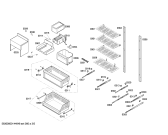 Схема №5 RF471200 с изображением Вставная полка для холодильника Bosch 00684631