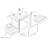 Схема №5 HBO64BE100 comfort series с изображением Фронтальное стекло для плиты (духовки) Bosch 00713376