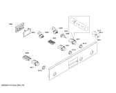 Схема №9 HBM13B221B с изображением Панель управления для плиты (духовки) Bosch 00675569